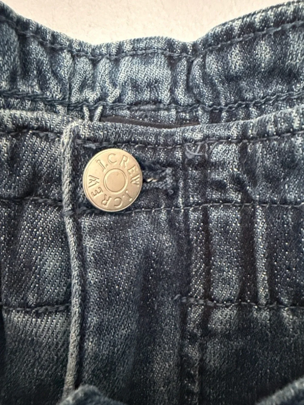 J.Crew High-Rise Paperbag Waist Wide-Leg Jeans Blue Size 30